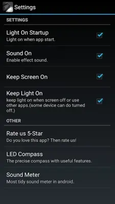 Simbaka's Flashlight android App screenshot 0